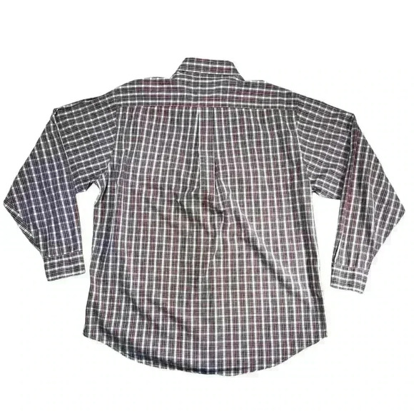 Brooks Brothers The Original Polo 346 Festive Plaid Cotton Collared Shirt - Picture 2 of 7